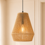The Meridian Jute Linework Pendant
