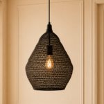 The Onyx Fineweave Silhouette Pendant